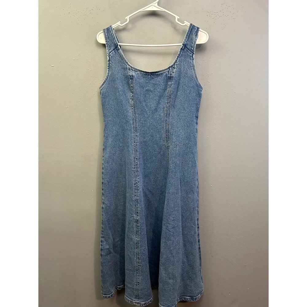 Sofia by Sofia Vergara Dress Women Small Blue Medium Wash Fit and‎ Flare Denim